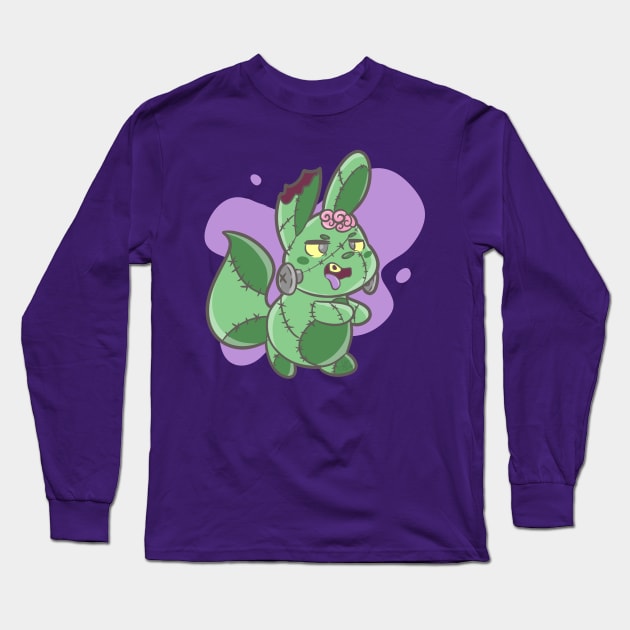 Spooky Velps | Zombie Long Sleeve T-Shirt by Its_MynnuB